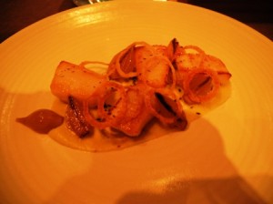 Scallops, thyme, onion, real ale