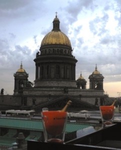 View of St Isaac's Cathedral from Mixup terrace