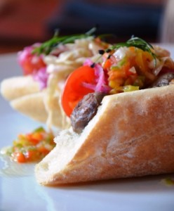 Beef Sausage sandwich - Asado - Taste of Dubai