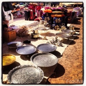Tray tables - Ouarzazate market