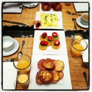 Riad breakfast - pain perdu