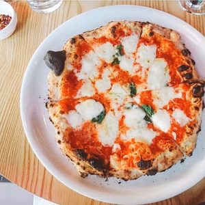 Akiba Dori Margherita pizza - Dubai restaurants - FooDiva