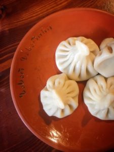 Khinkali dumplings at Zakhar Zakharich - Tbilisi restaurants - FooDiva