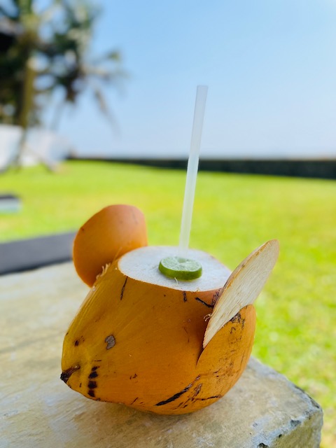 Coconut water - Arabella on Boossa, Sri Lanka - FooDiva - #SriLankaDiva